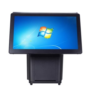 dual screen touch pos machine