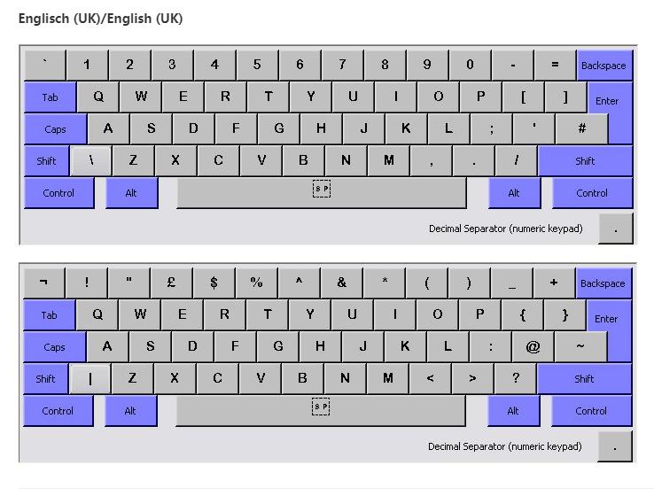 बार कोड स्कॅनरसाठी भिन्न भाषा कीबोर्ड सेटिंग